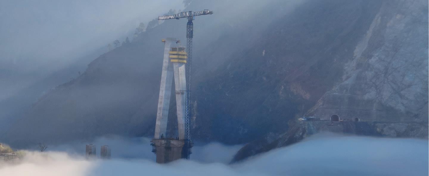 Anji Khad Bridge in India